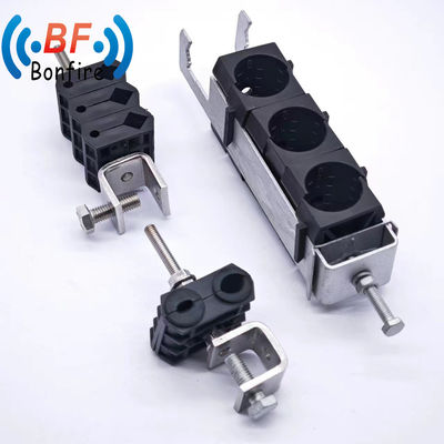 6 Way Flexline Fibra Óptica Doble de alimentación de la abrazadera para el cable de 4.0-7.0 mm Orden de prueba aceptada