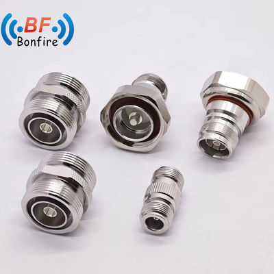 Conector de RF 4.3-10 Hombre a 7/16 DIN Hembra Tipo recto LJQ-XXXXX