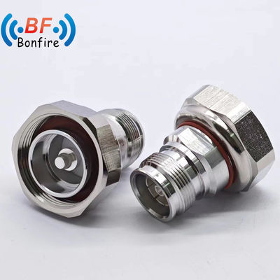LJQ -XXXXX Conector de RF DC-4GHz Bajo Vswr DIN Hombre a 4.3/10 Adaptador de RF Hombre a Hembra