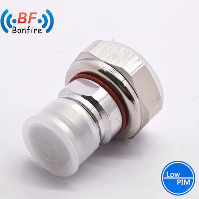 LJQ -XXXXX 4.3-10 Conector coaxial masculino a 7/16 DIN femenino para cable superflexible de 1/2 &quot;