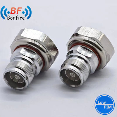 Conector de RF a prueba de agua DC-4GHz -155dbc N Femenino a 4.3-10 Hombre Adaptador de RF IP 67