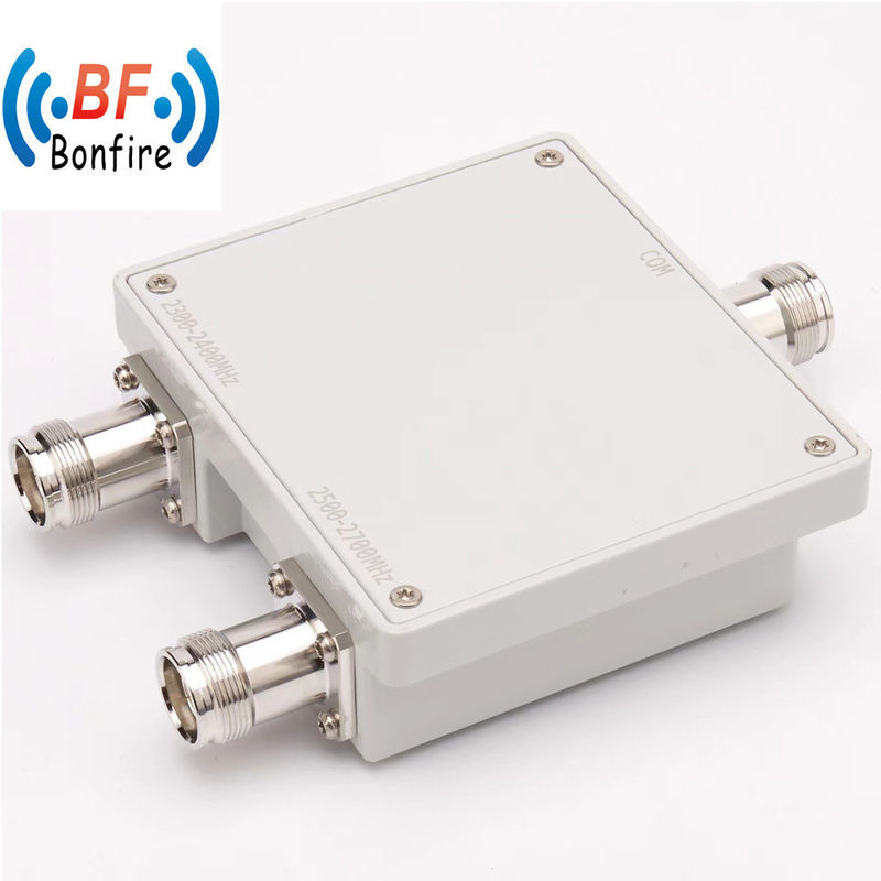 4.3-10 F Interfaz de doble banda Combinador Pim Bajo 380-960 1710-2700 MHz Cobertura de doble banda
