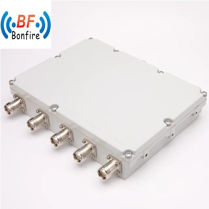 698-2700MHz 4.3-10-F DIN-F Penta-Band Low Pim RF Combiner para la entrega general del proyecto