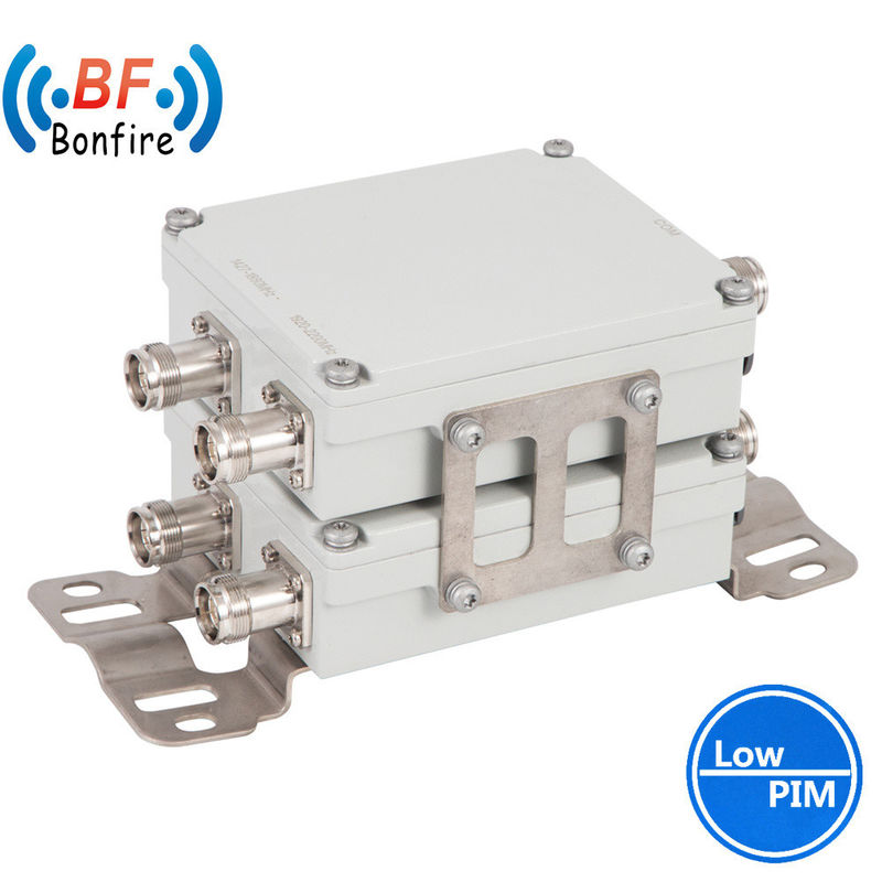 Combinador de banda doble de unidad doble pasiva de RF al aire libre 690-960/1710-1920MHz Diplexador de cavidad