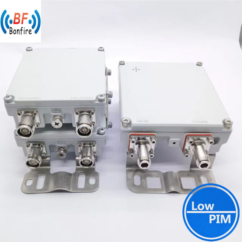 Combinador de unidades dobles 1710-1880/1920-2690MHz Diplexador/Duplexador de RF 7/16DIN Tipo femenino