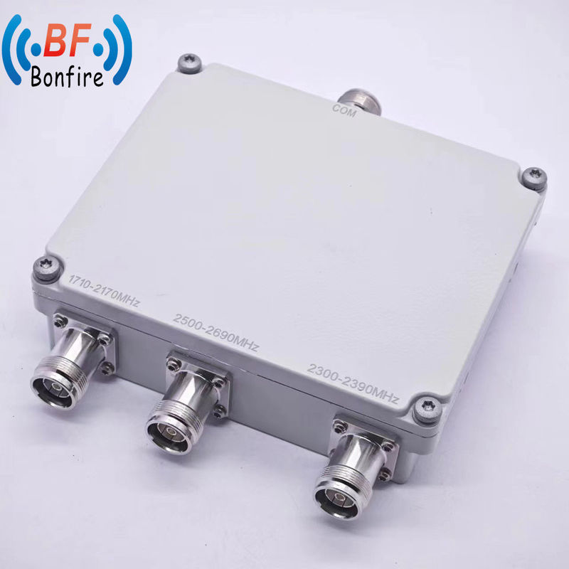 Combinador de banda doble de seguridad pública para duplexer 1710-2170MHz 2300-2690MHz RF VHF UHF