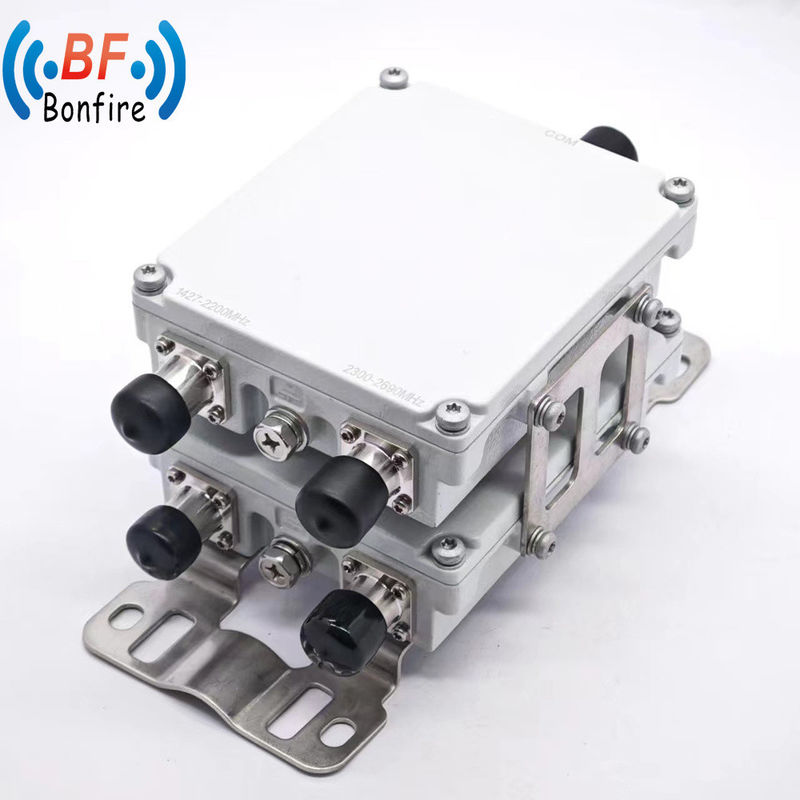 HLQ-XXXXX 1710-2170MHz 2300-2690MHz RF Combinador duplexor de Pim bajo 7/16DIN Tipo personalizado