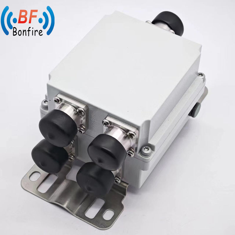 Combinador de RF de bajo Pim de 50W VHF Diplexer Duplexer para interfaz DIN-F del sistema de radio de 2 vías