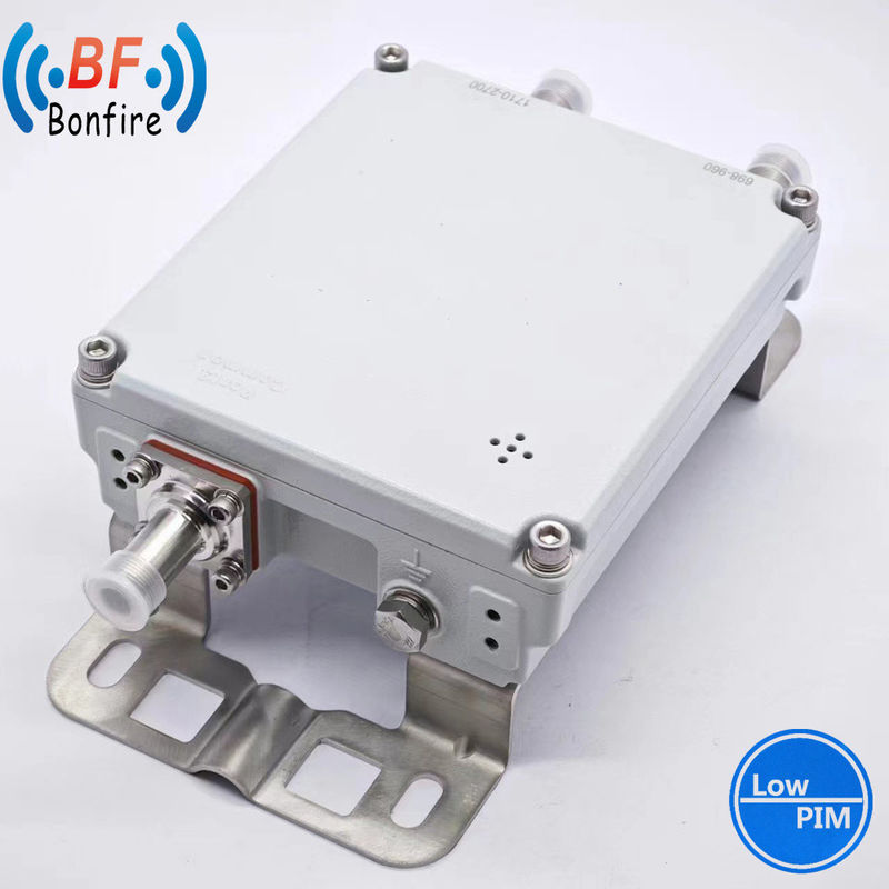 1710-2170MHz 2300-2690MHz Multiplexador de 5 vías RF de cuatro bandas combinador 4X1 combinador híbrido
