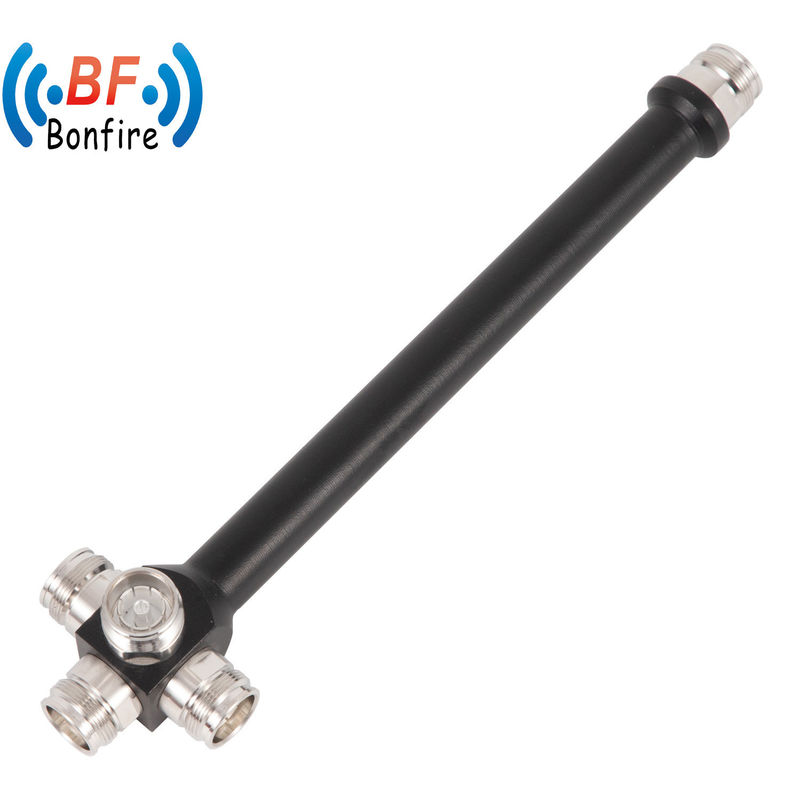 4 Way Low Pim Reactive High Power Splitter 698-3800MHz 4.3-10 F Gris/rojo/negro/personalizado
