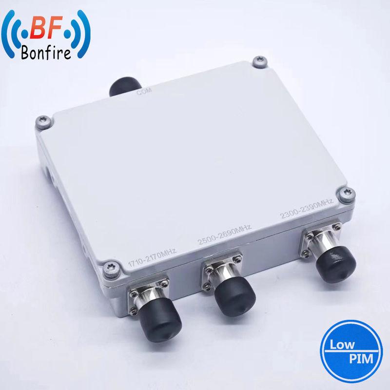 1710-2170MHz Combinador pasivo RF Triplexer N Femenino para la red en el edificio HLQ-XXXXX