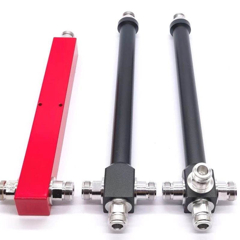 Alta potencia N-F 2/3/4 Way Splitter para la seguridad pública 698-3800MHz/gris/rojo/negro/personalizado
