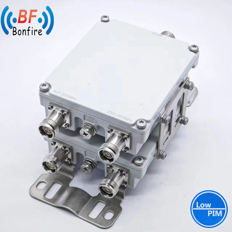 HLQ-XXXXX 1710-2170MHz 2300-2690MHz Combinador RF de doble banda N Femenino para bi-direccional