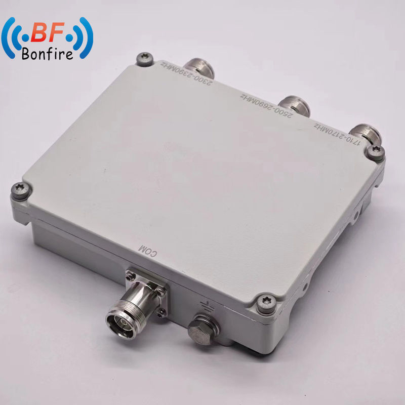 4X4 Pim bajo 1710-1880 1920-2170 2300-2400 2500-2700MHz con N 4.3-10 DIN Conector Gris