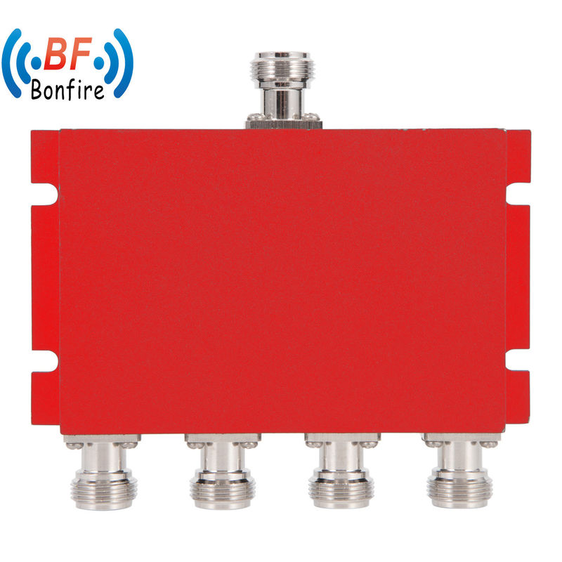 Interfaz de comunicación N-F para interiores 698-2700MHz 4 vías N-F Micro Divididor de tiras para interiores