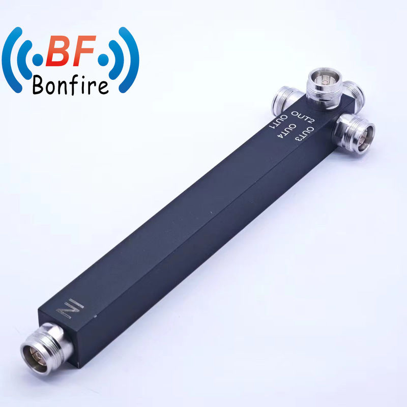IP65 Low Pim RF 4 Way Reactive Power Splitter Divider con un excelente rendimiento PIM