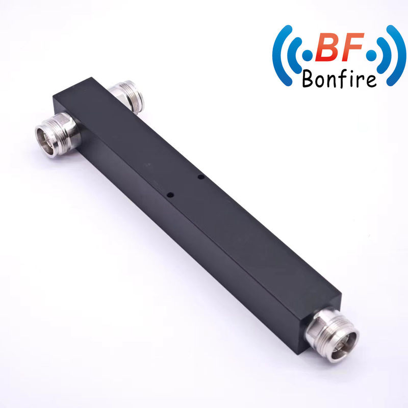 Low Pim 698-4200MHz Divididor de potencia de cavidad de dos vías con conector 4.3-10 en paquete compacto