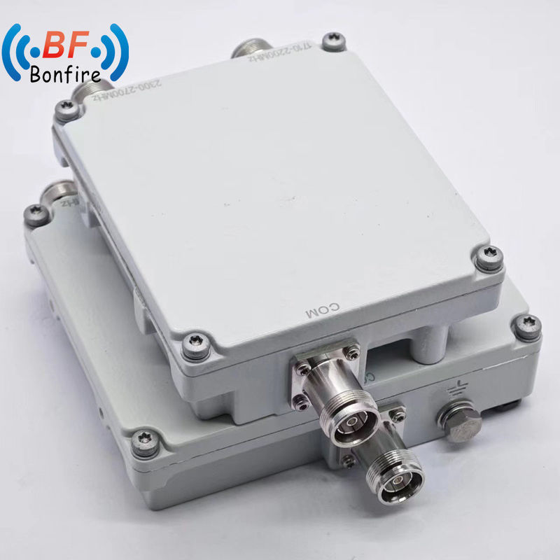 RF Diplexer 1920-2170 2300-2400 2500-2700MHz 200W Conector N-Femino para Ibs Negro