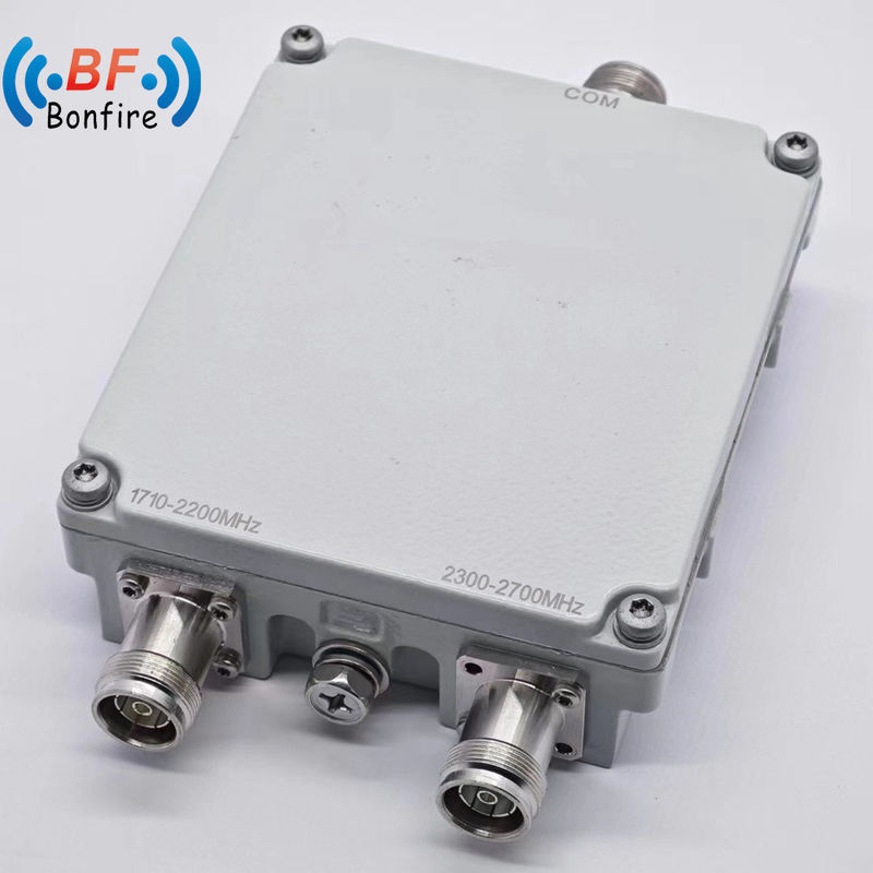 Combinador Quadplexer de Pim bajo Triplexer RF Diplexer IP65 200W Banda Cuádruple para interiores y exteriores