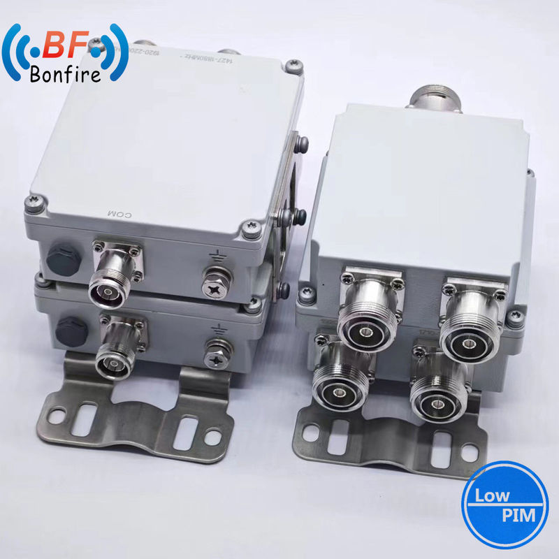 4.3-10f DIN-F Triplexador RF Diplexador RF Combinador para 2300-2400 2500-2700MHz en Negro