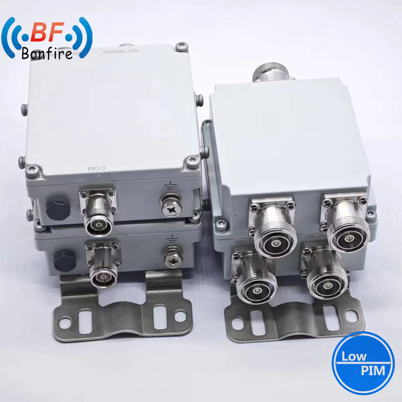 Combinador RF de banda penta al aire libre 1920-2170 2300-2400 2500-2700MHz Triplexador RF Diplexador