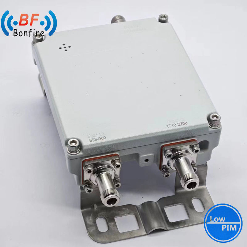 2300-2400 2500-2700MHz Triplexador RF Diplexador RF Quadplexer Combinador 200W N Conector femenino para la seguridad pública