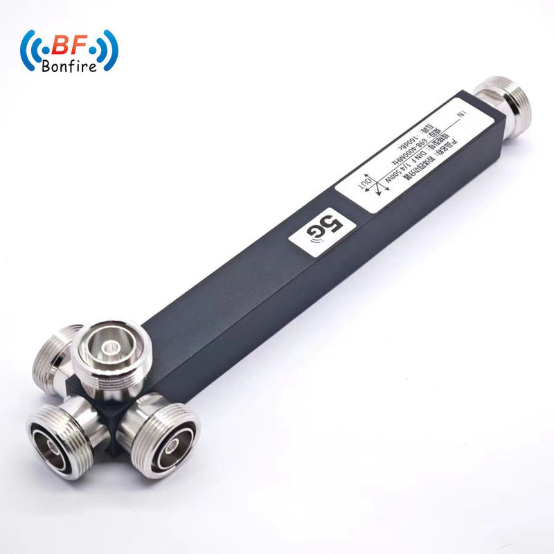 IP65 de interior/exterior 2400-6000MHz Dinf 4 vías de alta potencia de banda ancha y separador de energía reactivo
