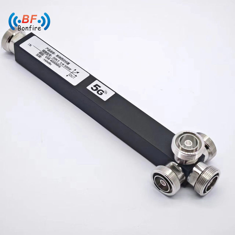 GFQ-XXXXXX 5000-6000MHz banda ancha de 4 vías Divididor de potencia RF N Interfaz de tipo femenino DIN-F