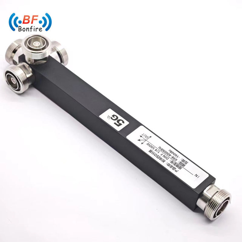50W 4 Way Power Splitter 5000-6000MHz N Femenino IP60 Opciones personalizadas gris / rojo / negro