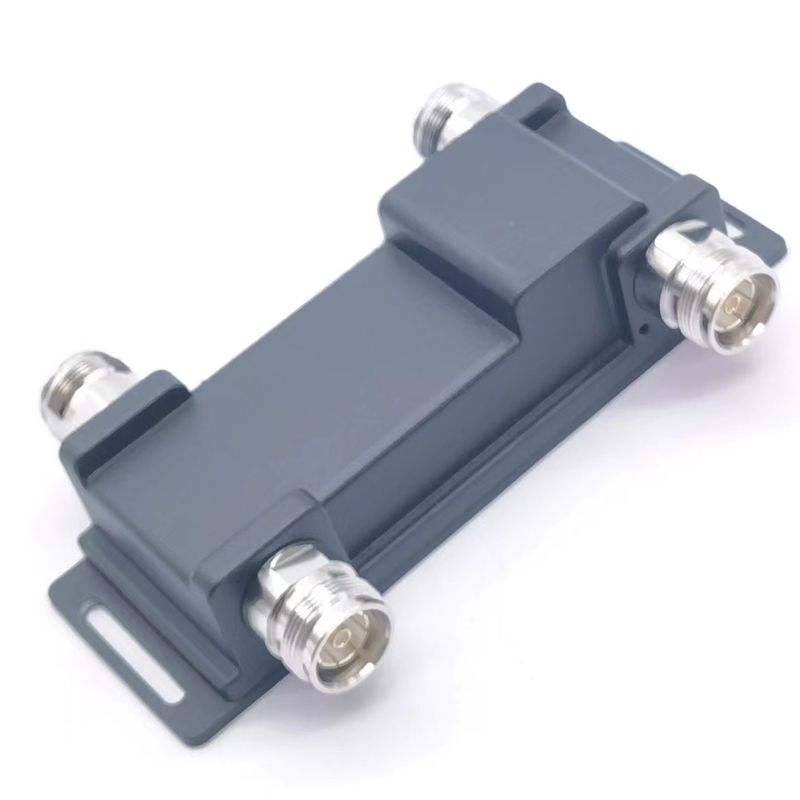 Gris DQ-0740-227701 Combinador híbrido acoplador híbrido 2 en 2 de 698-4000MHz 4.3-10 F Rojo