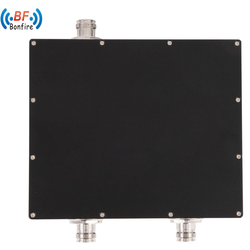 200W 2X1 acoplador híbrido de RF interior DIN-F para distribución de señal sin fisuras 698-3800MHz