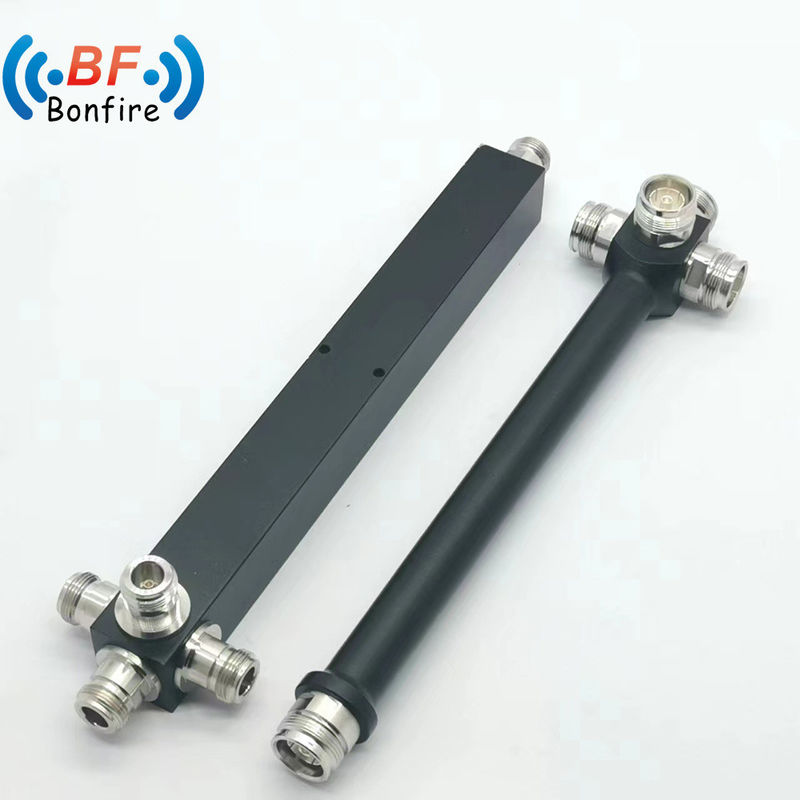 50W Directamente 698-3800MHz 2 Way Power Splitter N Conector femenino IP60 para Ibs Bts y Das