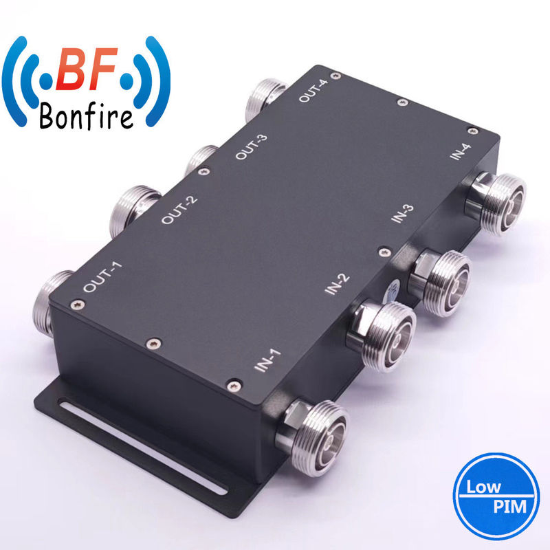 4.3-10-F/DIN-F/N-F acoplador VHF 148-174MHz Combinador híbrido 4 en 1 para la combinación de señales
