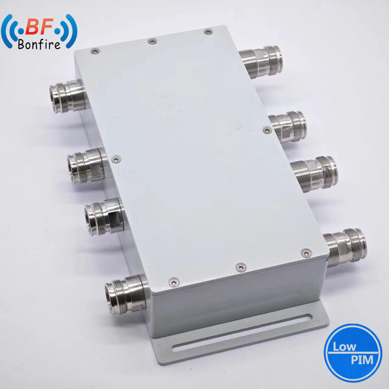 DQ-XXXXX Combinador híbrido 617-3800MHz RF 4X4 acoplador híbrido Pim bajo 4.3-10 Tipo femenino