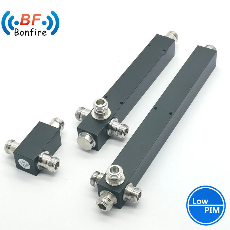 Directamente 350-3800MHz Divididor de potencia de cavidad RF de 2 vías N Divisores femeninos de 4 salidas