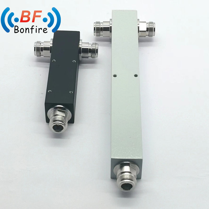 350-3800MHz Divididor de potencia de dos vías con N conector femenino de interfaz DIN-F/4.3-10-F/DIN-F