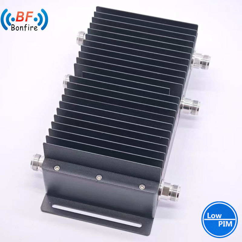 4.3-10-F/DIN-F/N-F Interfaz 698-4000MHz Acoplador/Combinador híbrido 2X2 N Femenino Pim bajo