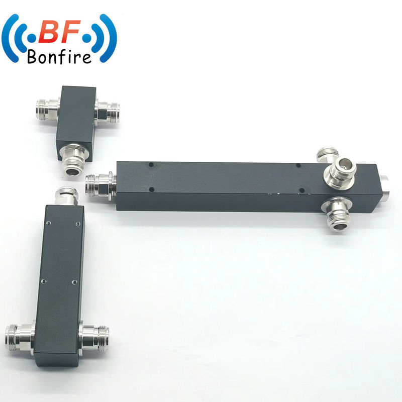 350-3800MHz Dividor de potencia de dos vías con interfaz DIN-F/4.3-10-F/DIN-F de baja Pim-160 Dbc
