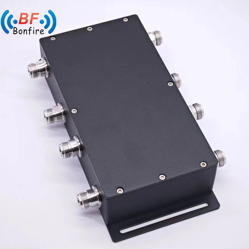 4 en 4 fuera RF combinador híbrido acoplador híbrido para el edificio 698-4000MHz DIN-Femino
