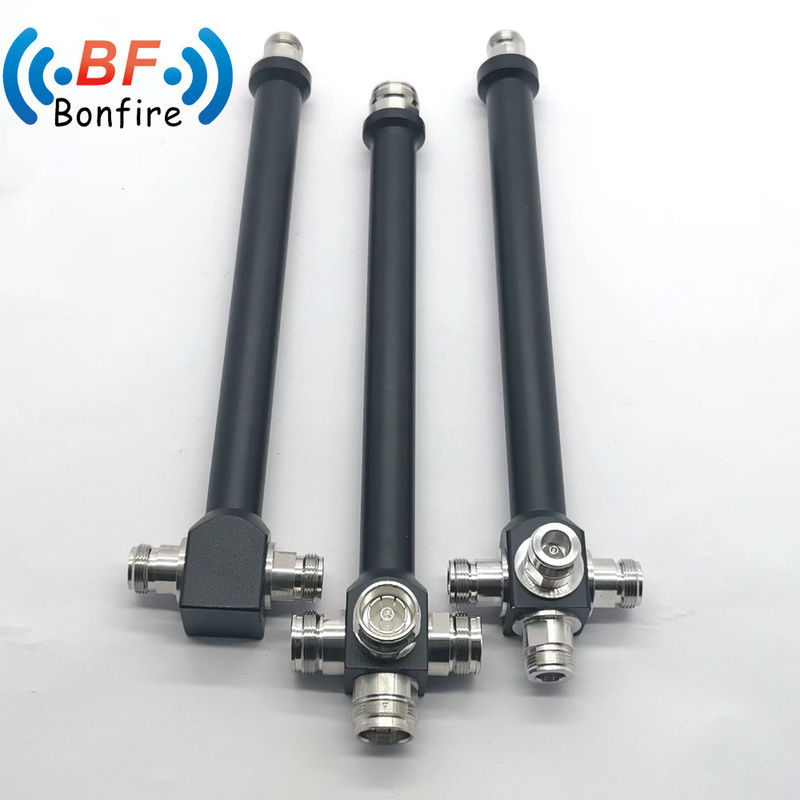 Distribuidor de energía de 3 vías para interiores y exteriores 350-3800MHz con N conector femenino y duradero