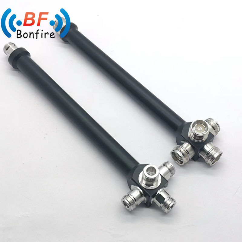 Divididor de energía RF de banda ancha 2/3/4 Way con conector femenino 4.3-10 350-3800MHz