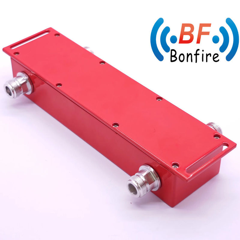 Seguridad Pública Das Ibs 617-3800MHz 2 en 2 fuera N Tipo de Microondas Combinador Híbrido de Color Rojo