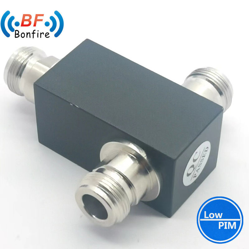 300W Divididor de energía RF de 2 vías/2 puertos/Splitter de energía con interfaz N-F/4.3-10-F/DIN-F
