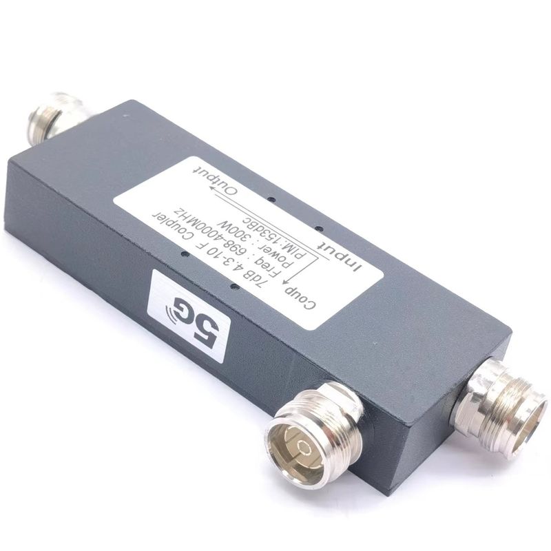 4.3-10-F 3dB 5dB 6dB 7dB 10dB 12dB acoplador direccional de aire 555-6000MHz IP65 para interiores y exteriores