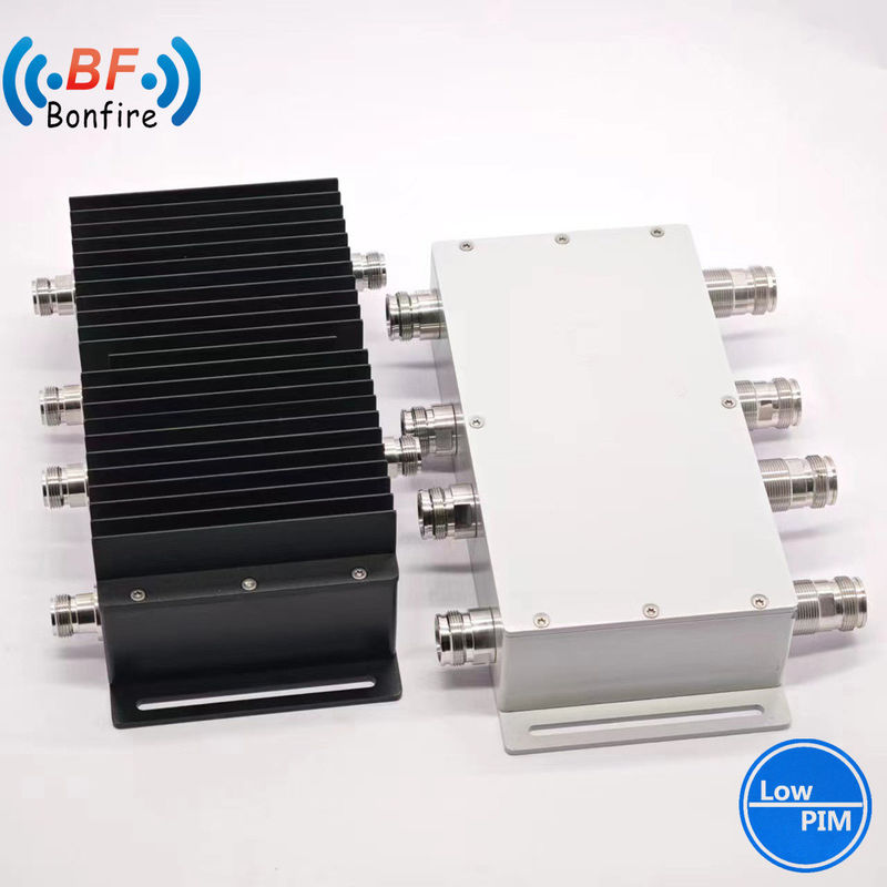 Gris DQ-XXXXX Combinador híbrido 4 en 4 con parámetros personalizados 617-3800MHz -161dbc