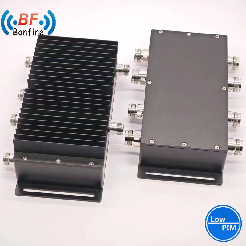 Alto aislamiento 4.3-10 Femenino 4 en 4 fuera Combinador híbrido de RF para Ibs Das 400W 617-3800MHz