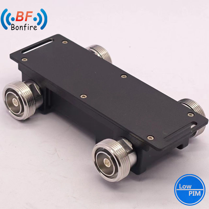 Combinador híbrido de RF 2X2 personalizado 698-3800MHz Low Pim -155dbc 2 en 2 fuera RF acoplador RF