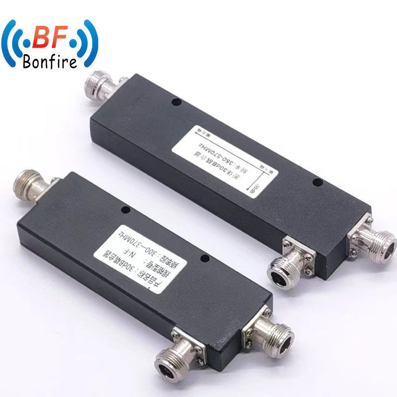 UHF 300-370MHz 30dB acoplador direccional de RF con N conector femenino personalizado/gris