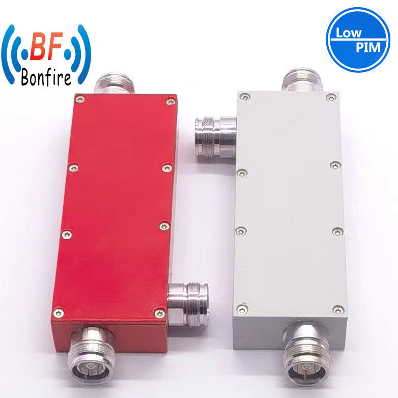 Rojo N Femenino Tipo 380-2700MHz acoplador direccional de banda ancha de RF 7dB acoplamiento personalizado