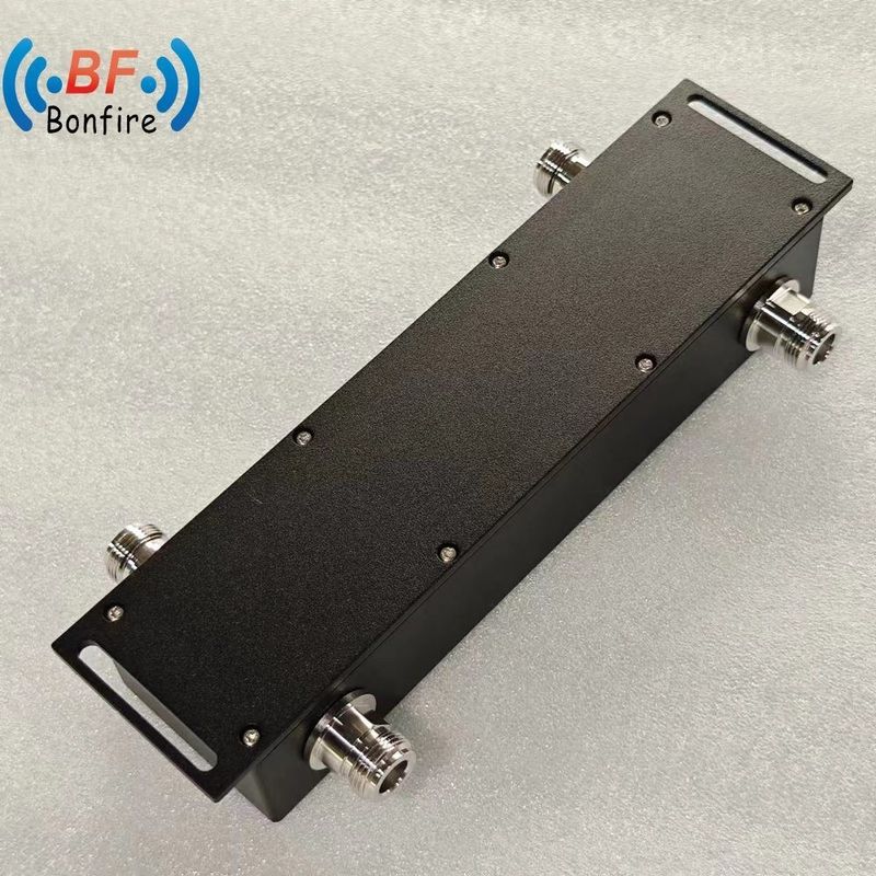 500W Pim bajo 2 In2 fuera RF Combinador híbrido 2X2 acoplador híbrido N 4.3-10 conector DIN
